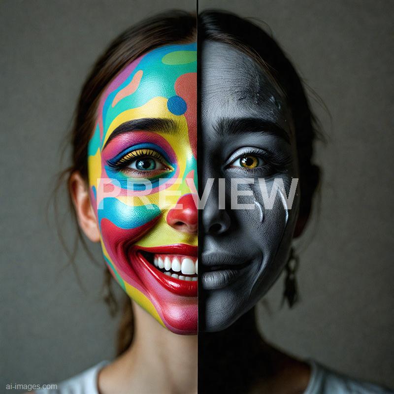 3104 - a-girl-s-face-split-into-two-halves-each-with-a-diffe_250420204715_Filename Text 2_03469_Filename Text 3